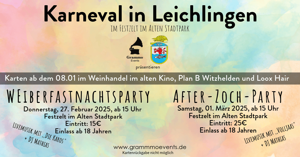BannerKarneval2025 | Karneval in Leichlingen