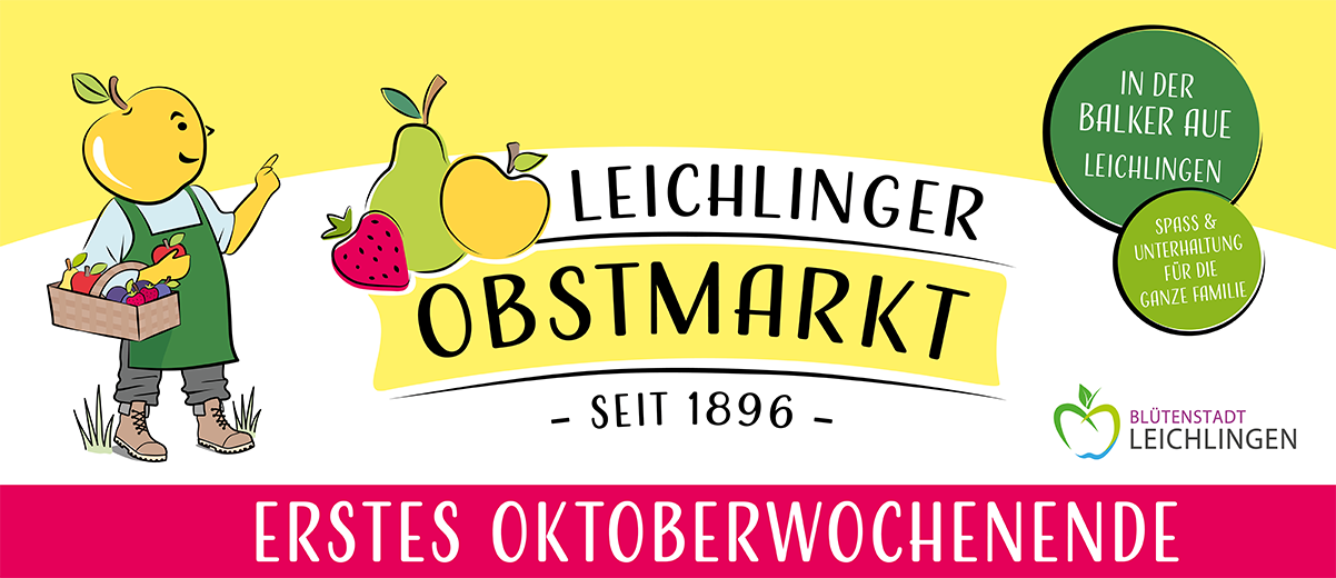 Leichlinger Obstmarkt Web 08.2026 | 02. bis 04.10.2026<br>Leichlinger Obstmarkt Leichlinger Obstmarkt Web 08.2026 | 02. bis 04.10.2026<br>Leichlinger Obstmarkt